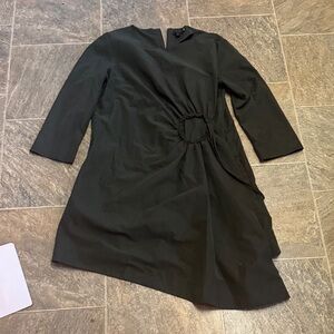 COS Asymmetrical Black Dress